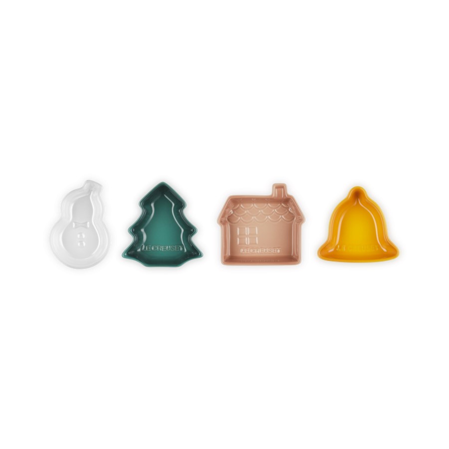 Le Creuset Christmas 4 Mini Dishes Image