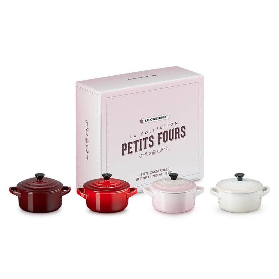 Le Creuset Round 4 Mini Cocottes 10 cm Image