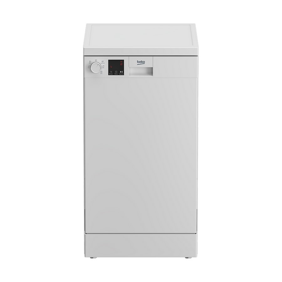 Beko Dishwasher Freestanding White 45 cm Image