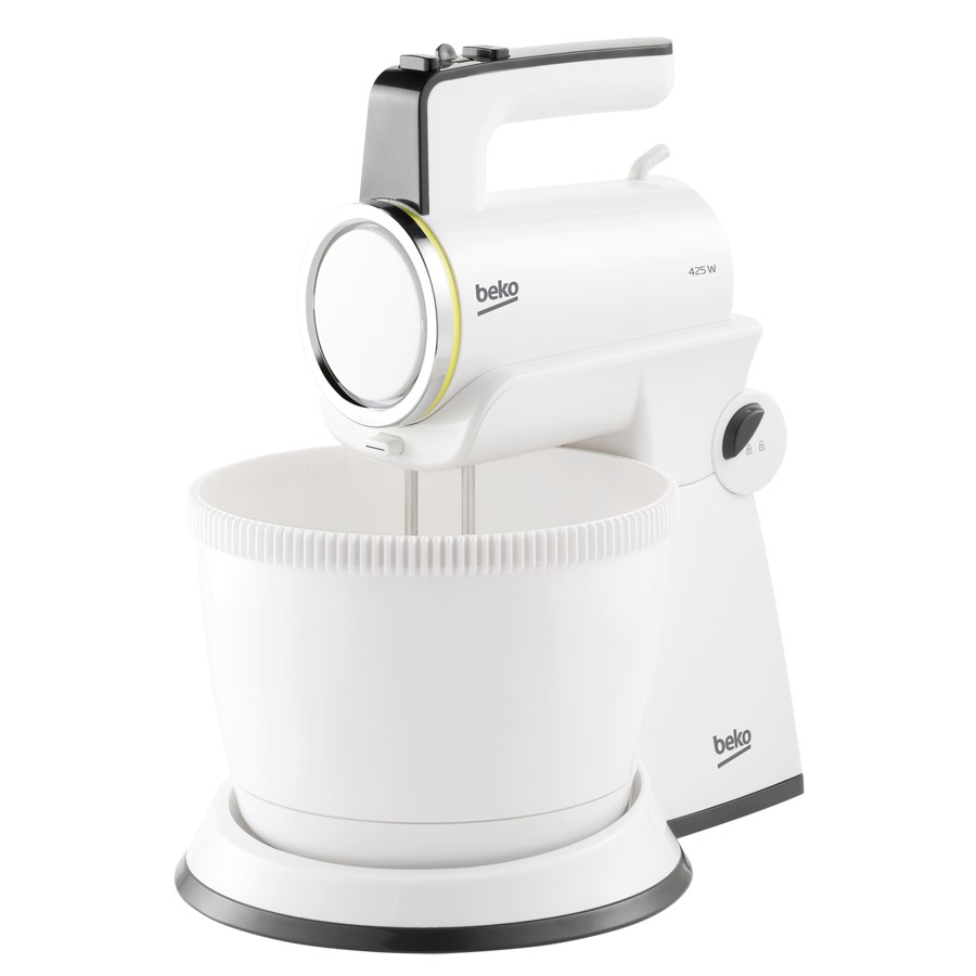 Beko Hand Mixer White 4 Speed Turbo Image