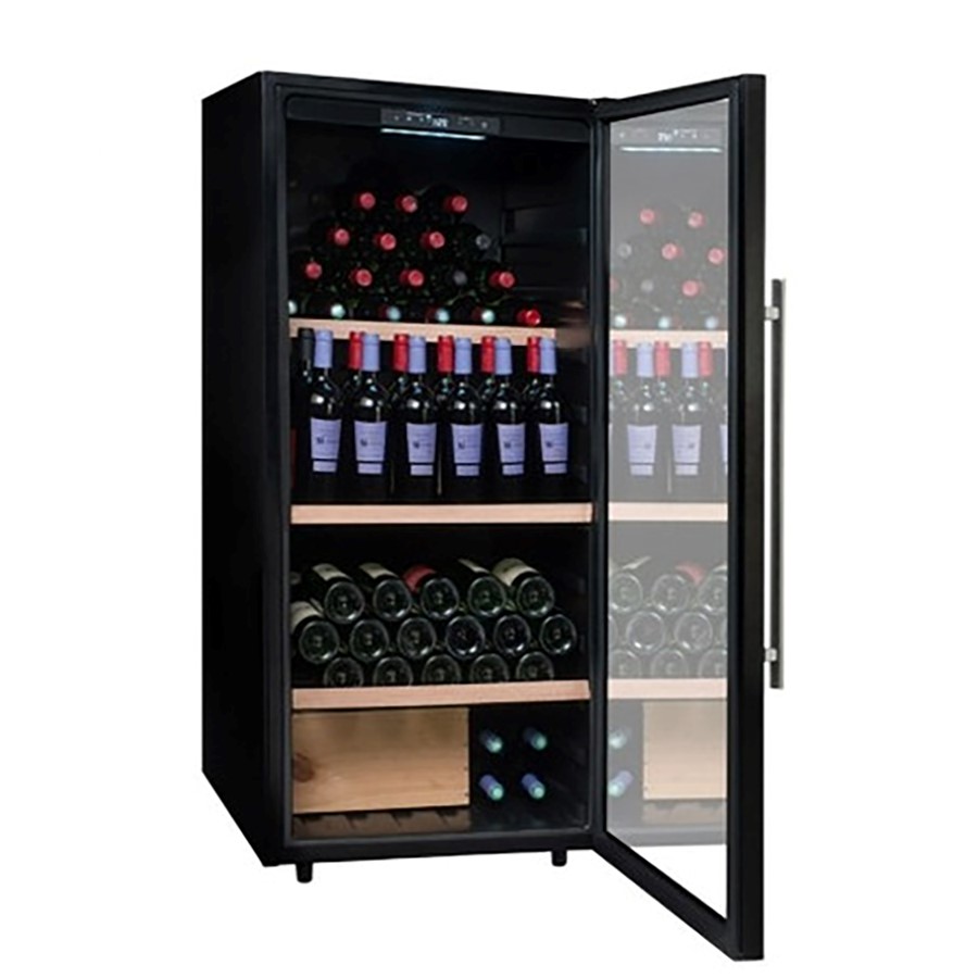 Climadiff Wine Cooler 160 Bottles Black Image