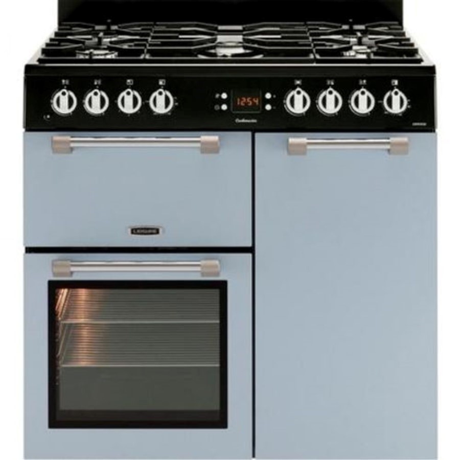 Leisure 90cm Dual Fuel Range Cooker Blue Image
