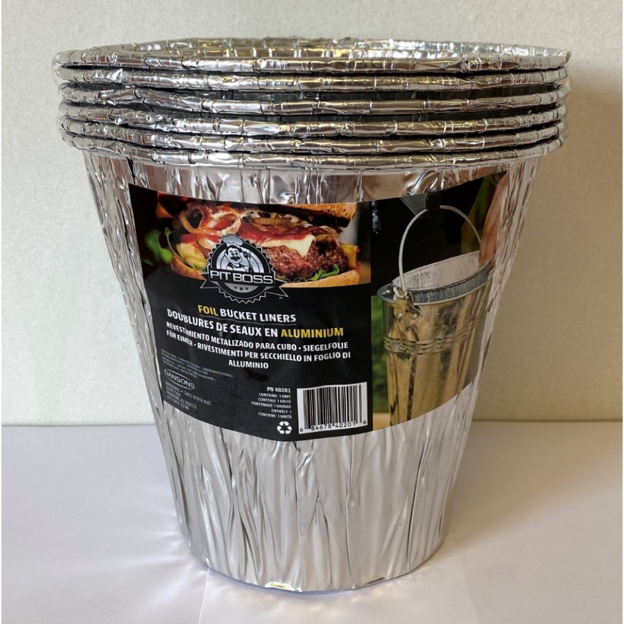 Pit Boss Foil Bucket Liners (6-Pack) Image